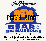 Bear In The Big Blue House (GBC)   © Ubisoft 2001    1/3