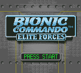 Bionic Commando: Elite Forces (GBC)   © Nintendo 2000    1/3