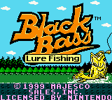 Black Bass: Lure Fishing (GBC)   © Majesco 1999    1/3