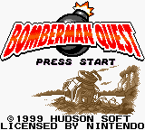 Bomberman Quest (GBC)   © Hudson 1998    1/3