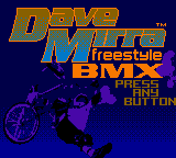 Dave Mirra Freestyle BMX (GBC)   © Acclaim 2000    1/3