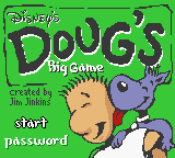 Doug's Big Game (GBC)   © Ubisoft 2000    1/3