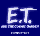 E.T. And The Cosmic Garden (GBC)   © NewKidCo 2002    1/3
