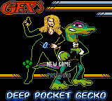Gex 3: Deep Pocket Gekko (GBC)   © Eidos 1999    1/3