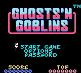 Ghosts 'N Goblins (GBC)   © Capcom 2000    1/3