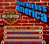 Harley-Davidson: Race Across America (GBC)   © Infogrames 2000    1/3