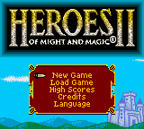 Heroes Of Might And Magic II (GBC)   © 3DO 2000    1/3