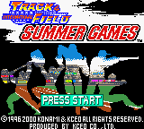 International Track & Field: Summer Games (GBC)   © Konami 2000    1/3