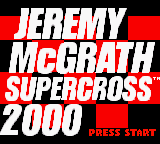Jeremy McGrath Supercross 2000 (GBC)   © Acclaim 2000    1/3
