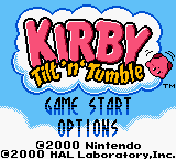 Kirby Tilt 'N' Tumble (GBC)   © Nintendo 2000    1/3