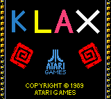 Klax (GBC)   © Midway 1999    1/3