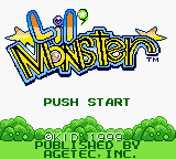 Lil' Monster (GBC)   © Agetec 1999    1/3