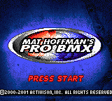 Mat Hoffman's Pro BMX (GBC)   © Activision 2001    1/3