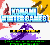 Konami Winter Games (GBC)   © Konami 2000    1/3