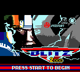 NFL Blitz 2000 (GBC)   © Midway 1999    1/3