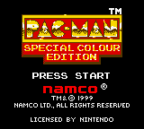 Pac-Man: Special Colour Edition (GBC)   © Acclaim 1999    1/3
