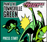 The Powerpuff Girls: Paint The Townsville Green (GBC)   © BAM! 2000    1/3