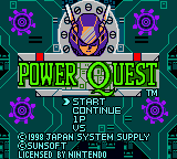Power Quest (GBC)   © SunSoft 1998    1/3