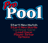 Pro Pool (GBC)   © Codemasters 2000    1/3