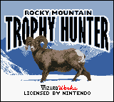 Rocky Mountain: Trophy Hunter (GBC)   © Infogrames 2000    1/3