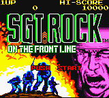 Sgt. Rock: On The Frontline (GBC)   © BAM! 2000    1/3
