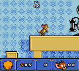 Tom And Jerry: Mouse Attacks! (GBC)   © Ubisoft 2000    2/3