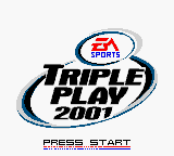 Triple Play 2001 (GBC)   © THQ 2000    1/3