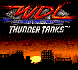 WDL: Thunder Tanks (GBC)   © 3DO 2000    1/3