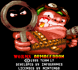 Worms Armageddon (GBC)   © Infogrames 2000    1/3