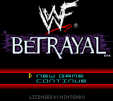 WWF Betrayal (GBC)   © THQ 2001    1/3