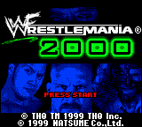 WWF Wrestlemania 2000 (GBC)   © THQ 1999    1/3