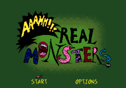 Aaahh!!! Real Monsters (SMD)   © Viacom 1995    1/3