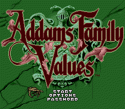 Addams Family Values (SMD)   © Ocean 1995    1/4