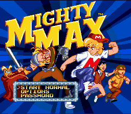 The Adventures Of Mighty Max (SMD)   © Ocean 1994    1/3