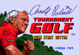 Arnold Palmer Tournament Golf (SMD)   © Sega 1989    1/4