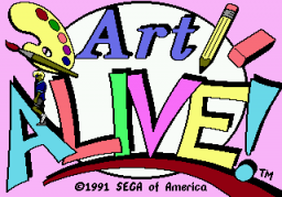 Art Alive (SMD)   © Sega 1992    1/4