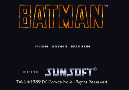 Batman (1990) (SMD)   © Sega 1990    1/5