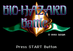 Bio-Hazard Battle (SMD)   © Sega 1992    1/3