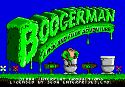 Boogerman: A Pick And Flick Adventure (SMD)   © Interplay 1994    1/4