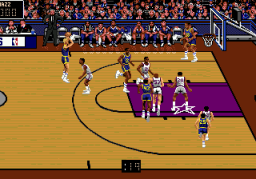 Bulls Vs. Blazers And The NBA Playoffs (SMD)   © EA 1993    3/3