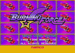 Burning Force (SMD)   © Sega 1990    1/6