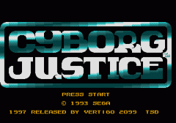 Cyborg Justice (SMD)   © Sega 1993    1/4