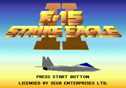 F-15 Strike Eagle II (SMD)   © MicroProse 1993    1/3
