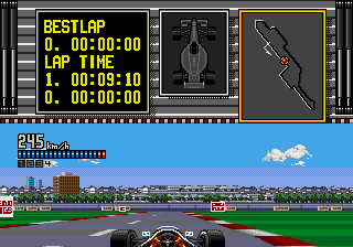 Ferrari Grand Prix Challenge (SMD)   © Flying Edge 1992    2/3