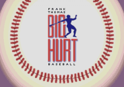 Frank Thomas Big Hurt Baseball (SMD)   © Acclaim 1995    1/3