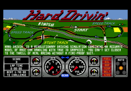 Hard Drivin' (SMD)   © Atari Games 1990    1/3