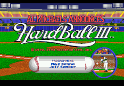Hardball III (SMD)   © Accolade 1993    1/3