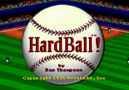 Hardball!   © Accolade 1991   (SMD)    1/3
