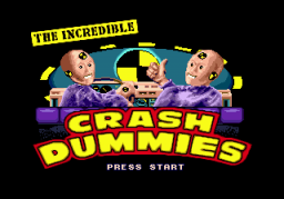 The Incredible Crash Dummies (SMD)   © Flying Edge 1993    1/4
