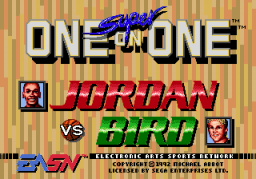 Jordan Vs. Bird: Super One-On-One (SMD)   © EA 1993    1/1